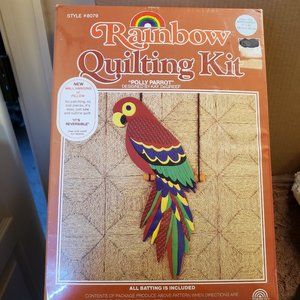New NIP Rainbow Quilting Kit Polly Parrot